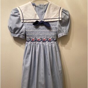 Vintage Polly Flinders Girl’s Size 6x Sailor Dress